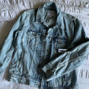 Old Navy Distressed Denim Jacket